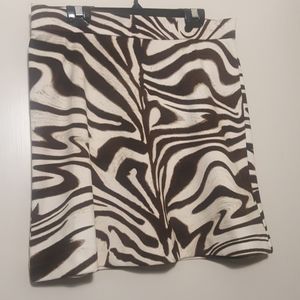 Michael Kors Zebra mini skirt
